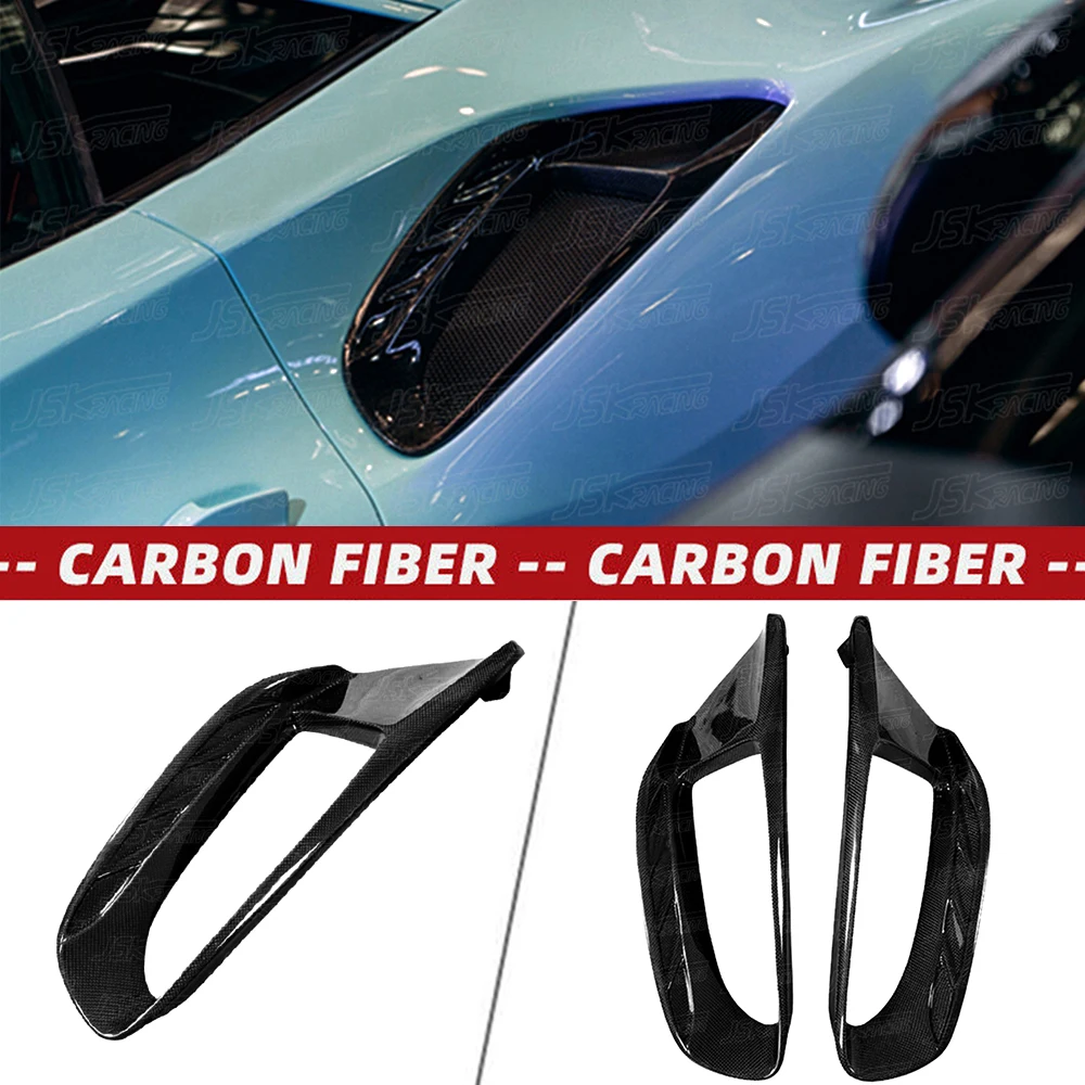 

P Style Dry Carbon Fiber Side Vents For Ferrari 488 Gtb Spider 2015-2018