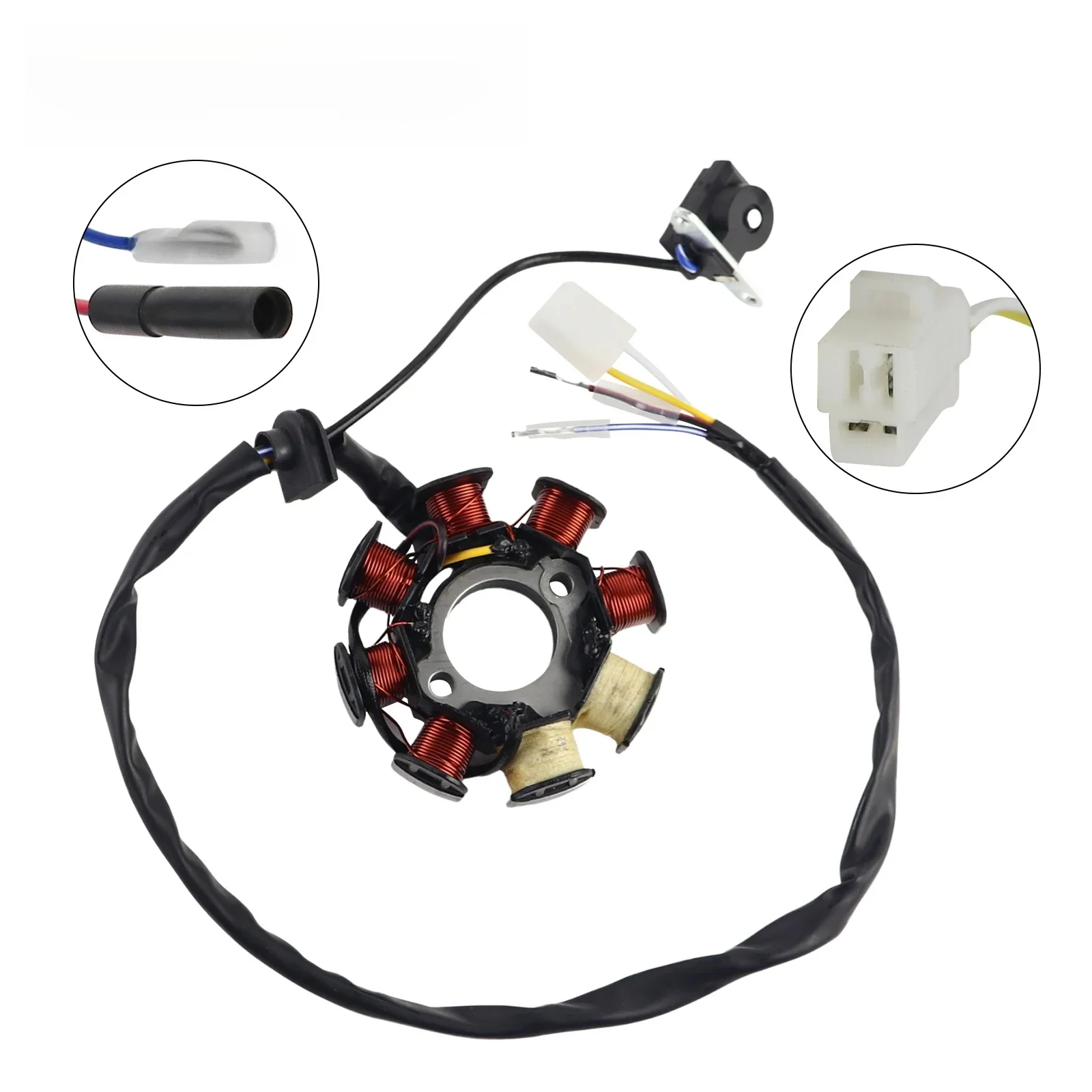 AliExpress FLYPIG 8 Poles Coil Ignition Magneto Stator for GY6 49cc 50cc 110cc 125cc 150cc 139QMB 147QMD 152QMI 157QMJ Scooter Moped Dirt Bike