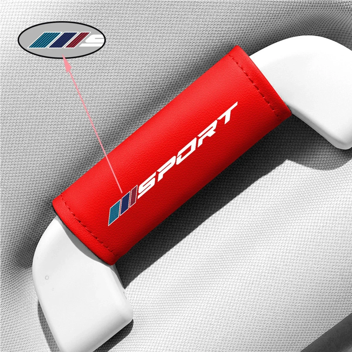 Housse d'accoudoir de voiture élégante, protecteur de poignée de poignée de traction de toit pour BMW série 1 3 5 G30 G20 F30 F10 E90 E60 X1 X3 X5 E70 F15 F48 1 pièce