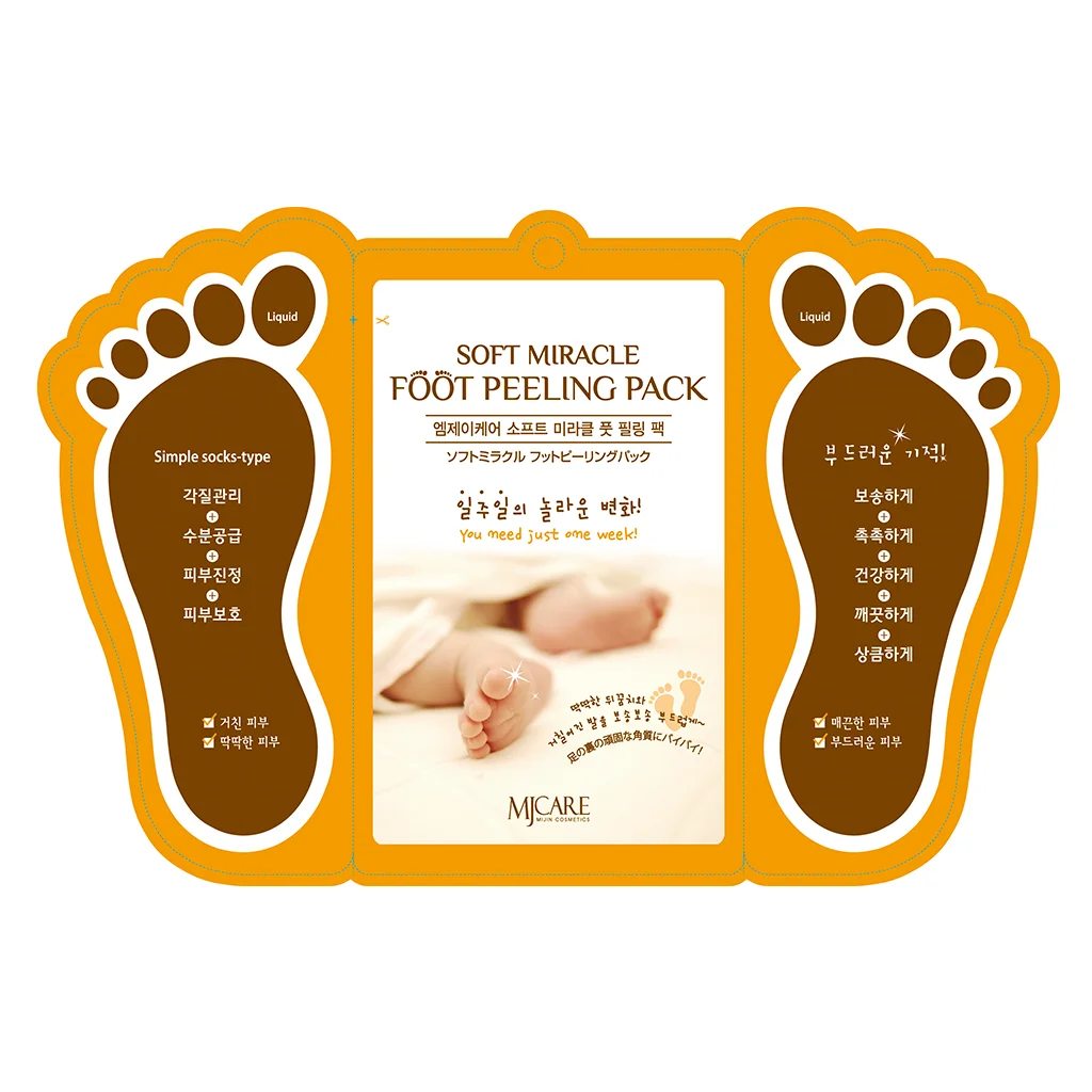 Foot Exfoliating Mask Mjcare Miracle Foot Peeling Pack Mjcare Sock Type Foot Exfoliating Mask