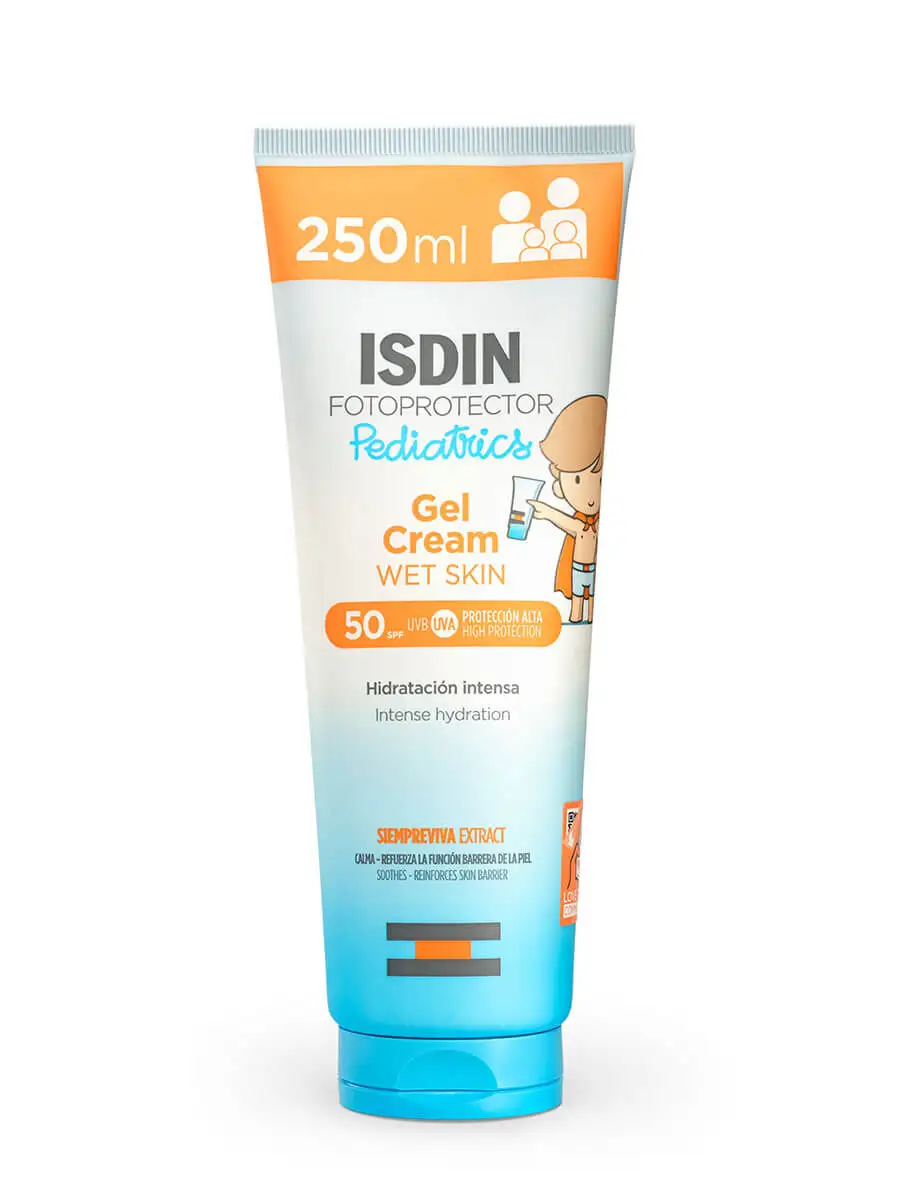 Isdin pediatrics photoprotector gel Cream spf 50 250ml-child's daily fragile skin protection