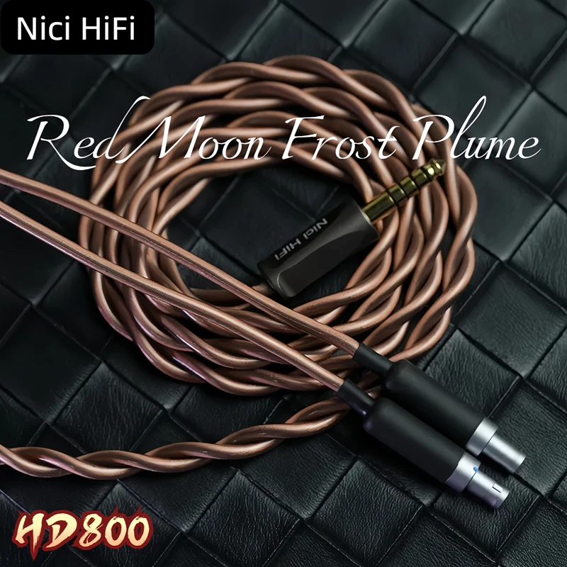

Nici HiFi-20【Upgrade Sound Quality】HD800 Headphone Cable, 3.5mm/4.4mm/6.35mm/XLR HiFi Audio Upgrade Cable for Sennheiser HD800