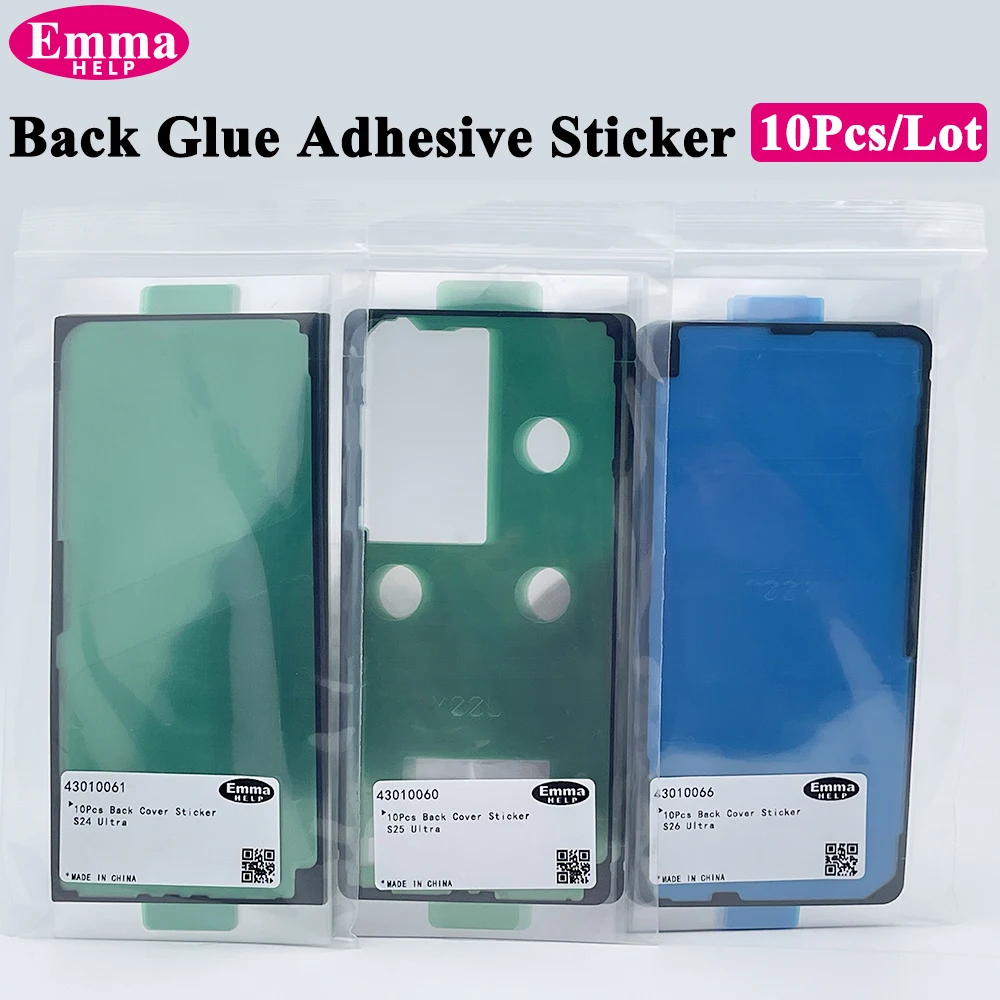 10pcs Back Cover Adhesive for SamSung Galaxy S24 S25 Plus S26+ S26 Ultra  Battery Door Housing Case Sticker Glue Tape