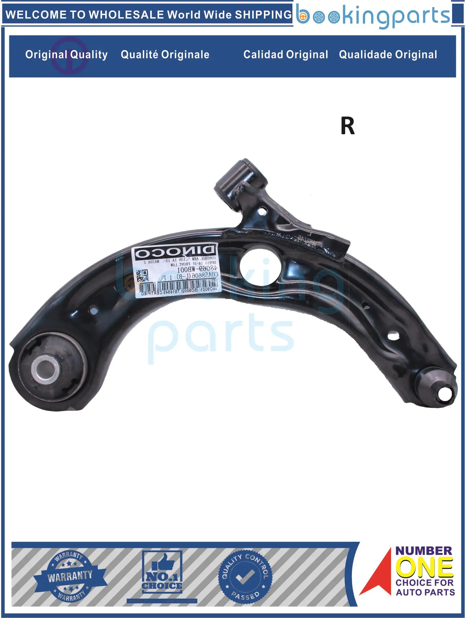 COA58606(R-B),48068-WB001,48068WB001,DA7-H3-4300B,DA7H34300B,Control Arm For TOYOTA SCION IA 15-, MAZDA 2 DEMIO 14-18