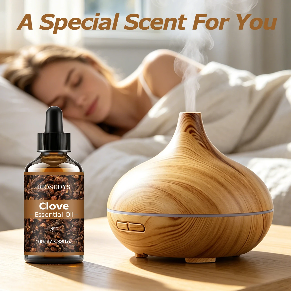 Nelkenöl, warmes, würziges Duftöl für Diffusoren, Aromatherapie und DIY-Duftbasteleien, reichhaltiges und einladendes Aroma – Detail 3