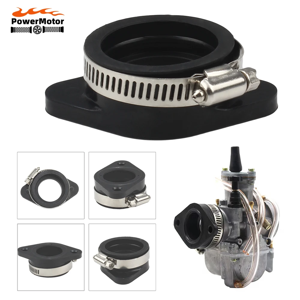 

Motocross Carburetor Adapter Inlet Interface Rubber Pipe Mat 28/30mm Quality for PWK OKO Mikuni KOSO Engine Dirt Bike Motorcycle