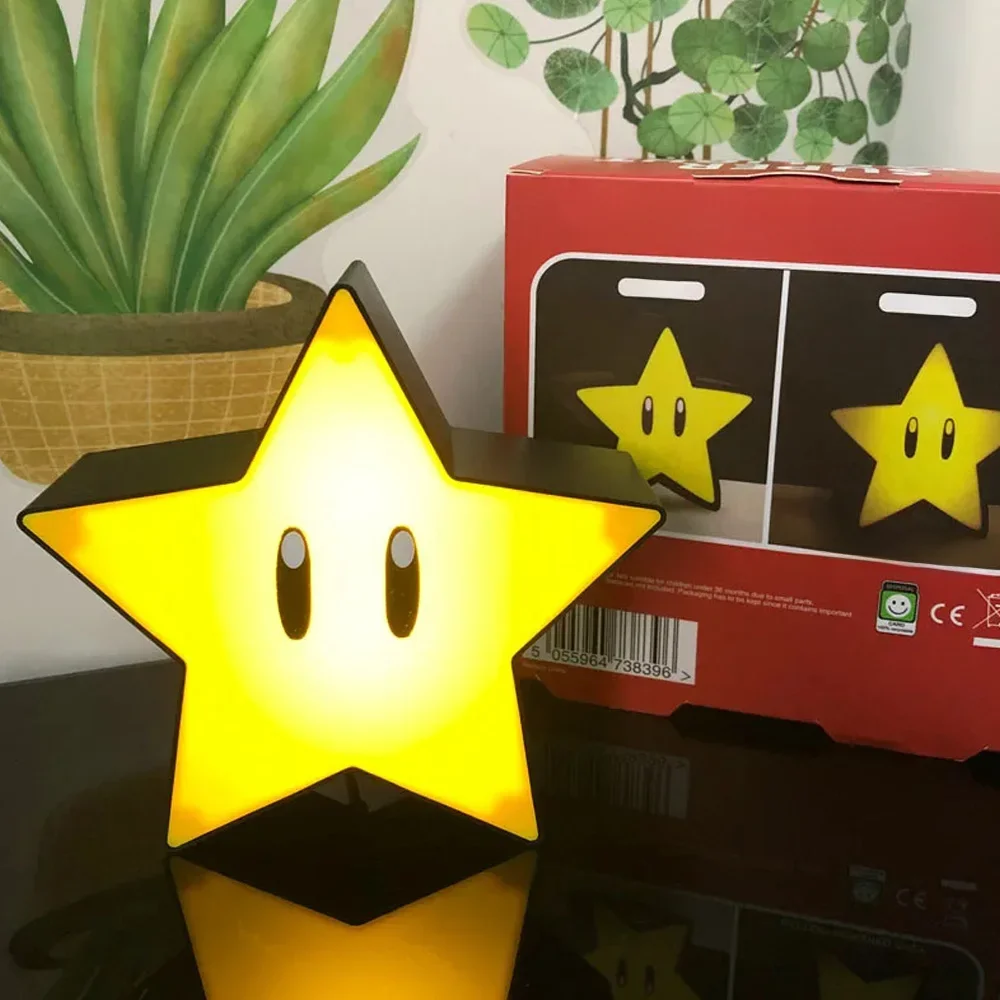 USB Carregamento Desk Lamp, Super Star Light Figura, LED Music Night Light, Som, Brinquedos de
