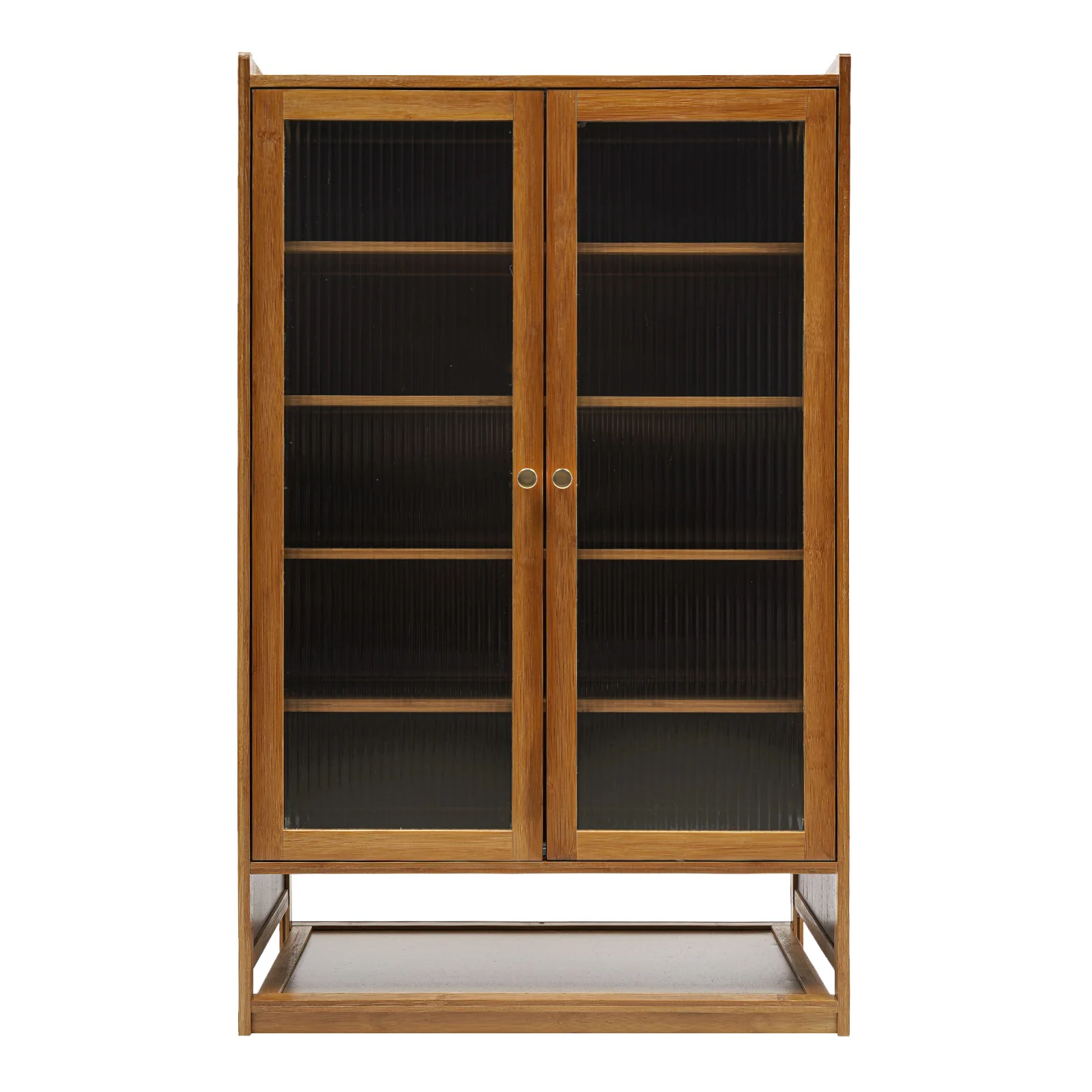 Shoe Cabinet, Free Standing Shoe Cabinet, Shoe Cabinet with Magnetic Doors Premium Bamboo, Fibreboard for Entrances, Porches