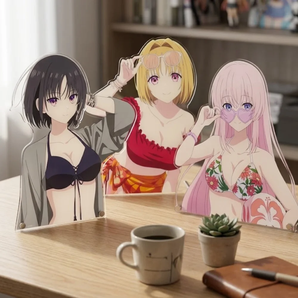 Anime Classroom of the Elite Acrylic stand figure 15cm Hiyori Shiina Big Size Desktop Standee Model Plate Decoration Keychain
