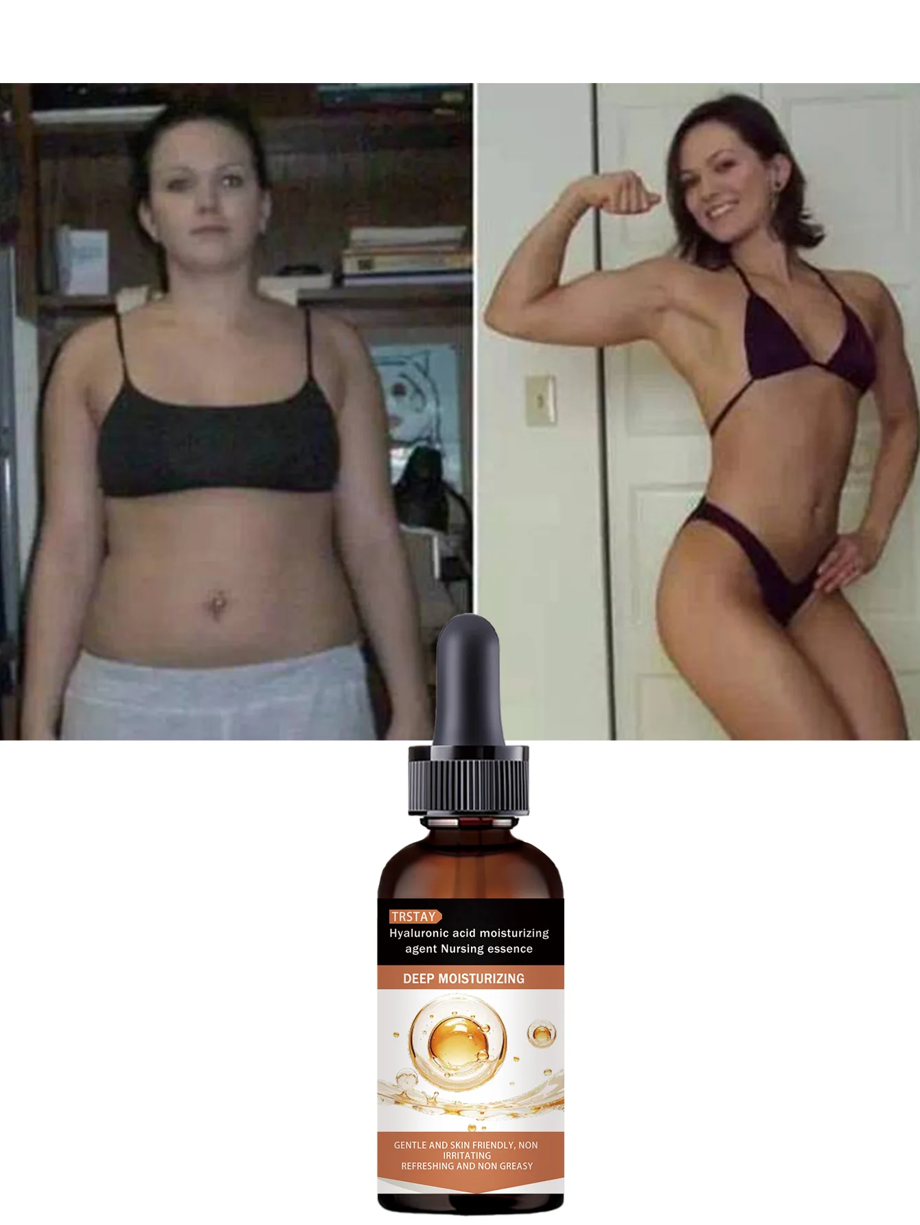 Moisturizing Hydrating Fragrance Free Essential Oil for Body Lightening Tightening Lifting Perfect for Weight Management and Ski - Image 3