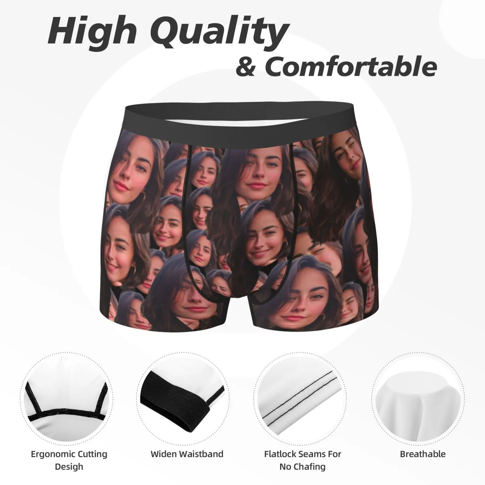 شخصية الوجه صور الملابس الداخلية مخصص الملاكم ملخصات مخصصة الرجال هدية عيد الحب للزوج هدية الذكرى السنوية لأبي #3