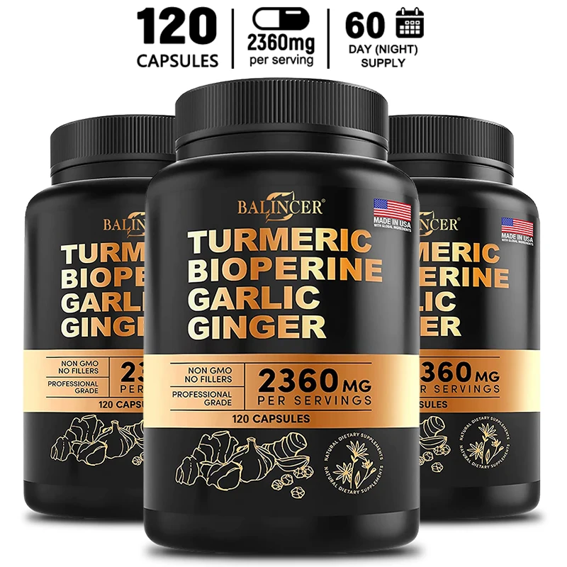 Balincer Turmeric Extract - Aids In Fast Absorption of Vitamins and Minerals To Support Joint Muscles, Immune System Health