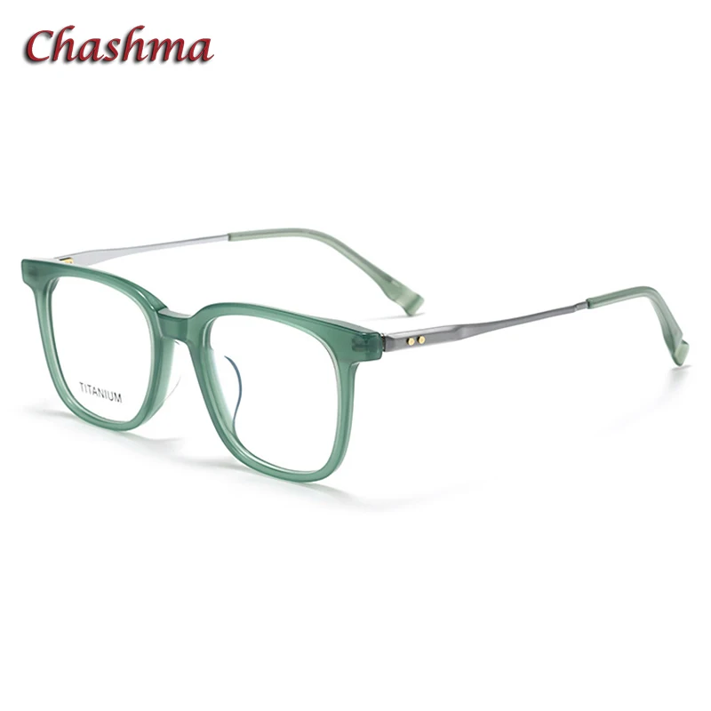 Chashma Prescription Glasses Square Men Eyeglasses Frames Women Acetate Full Rim Optical Spectacles for Presbyopia Myopia Lenses