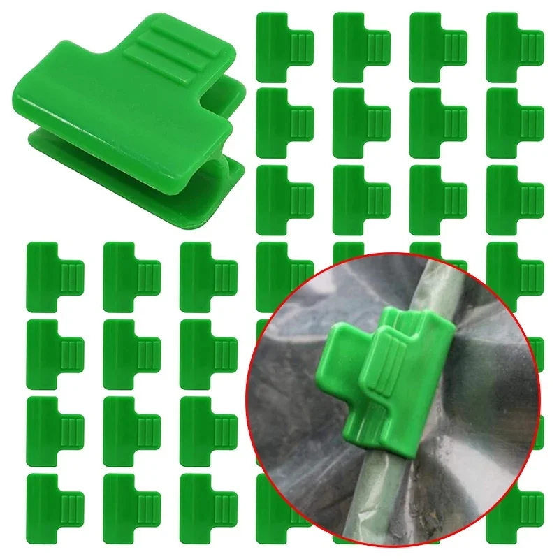 Serre Film Pinces Jardin Tarlii Filet Tunnel Cerceau Tuyau Pince Hangar NucleoCover Ombrage Cadre Support Outils De Plantation, 10Pcs