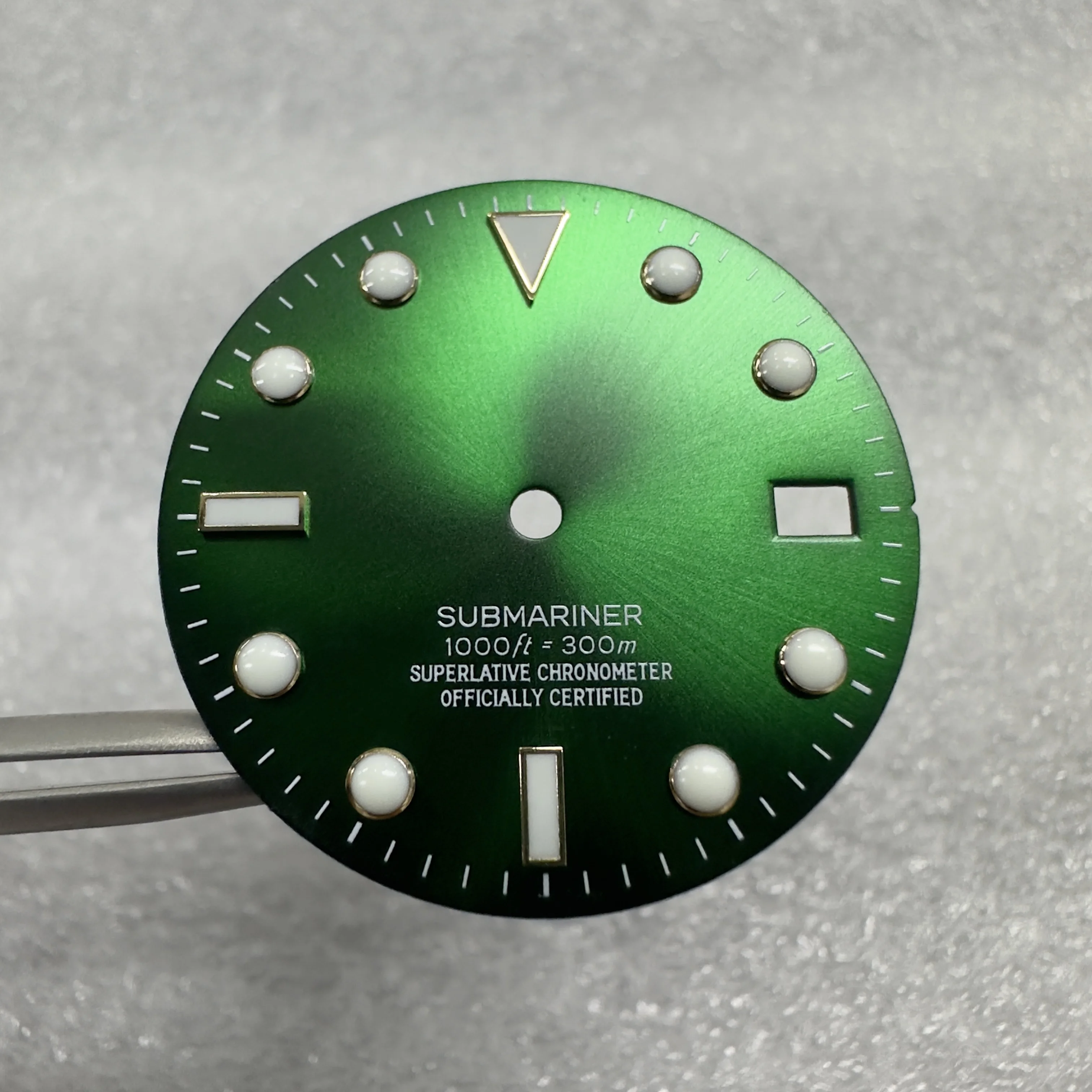 ساعة سطح مضيئة خضراء للرجال ، قطع يد للاتصال الهاتفي للغواصات ، NH35 ، حركة NH36 ، علامة تجارية فاخرة ،