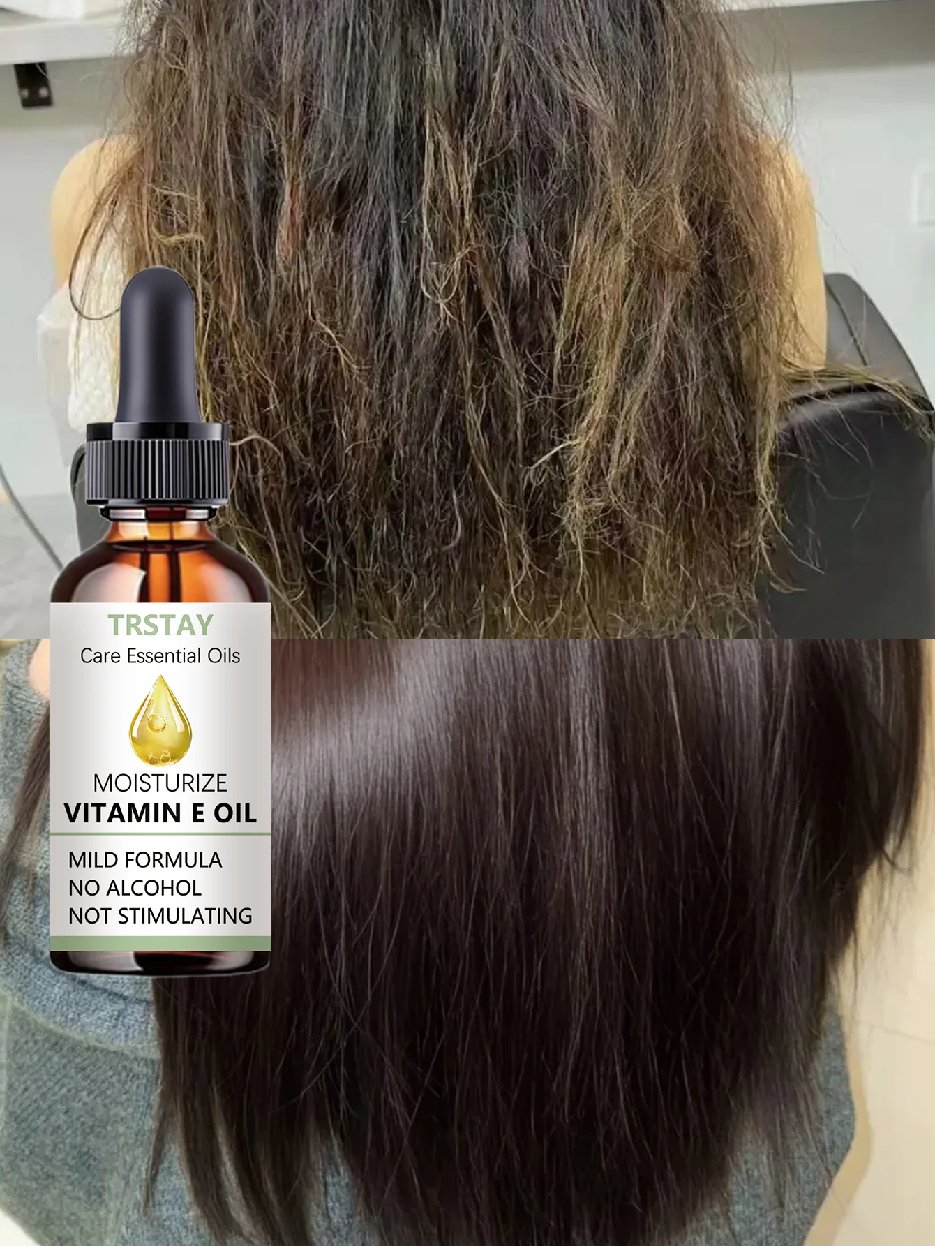 Moisturizing Hair Oil Deep Nourishing Treatment Instantly Transforms Frizzy Hair Into Smooth Satin Waterfall Locks with Shine fo - Image 2