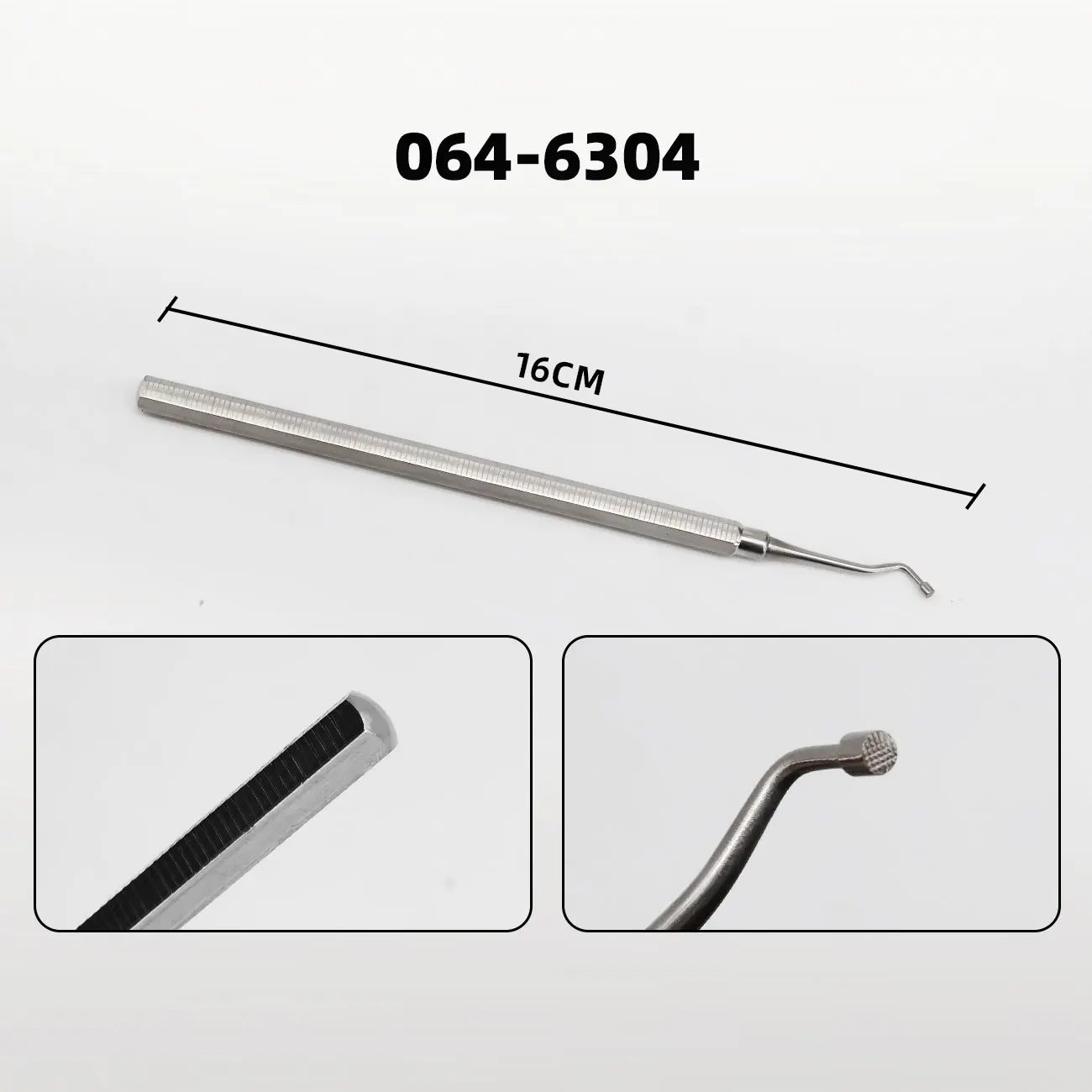 TJDent 1pcs Dental Amalgam Plugger Instrument Medical Stainless Steel Double Ended Filling Dentistry Implant Tool Coating-Free