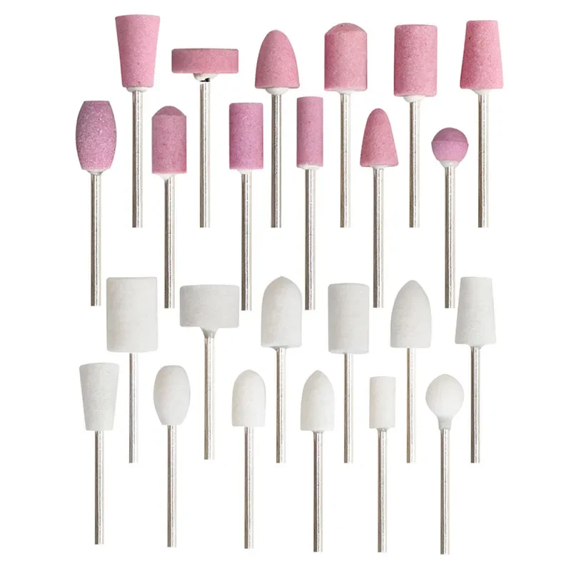 12pc wełna filcowa polerowana tarcza polerska zestaw ceramiczne frezy do paznokci z końcówką do szlifowania narzędzi obrotowych 2.35mm Shank — zdjęcie 2