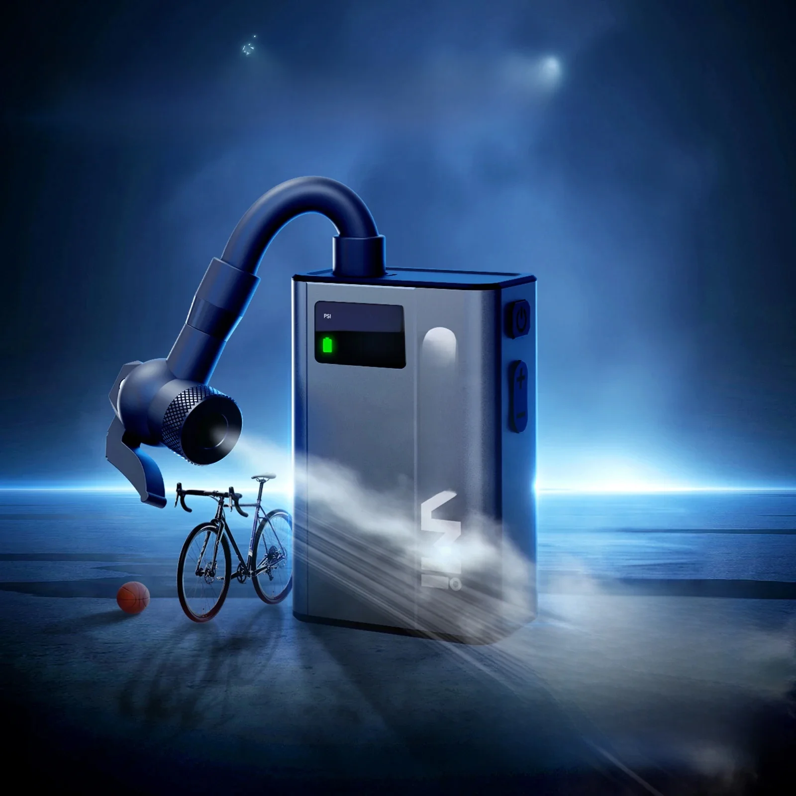 AliExpress CYCLAMI E1 Mini Portable Bicycle Pump 120 PSI Rechargeable Air Inflator Type-C Bike Accessories for Schrader Presta Tires