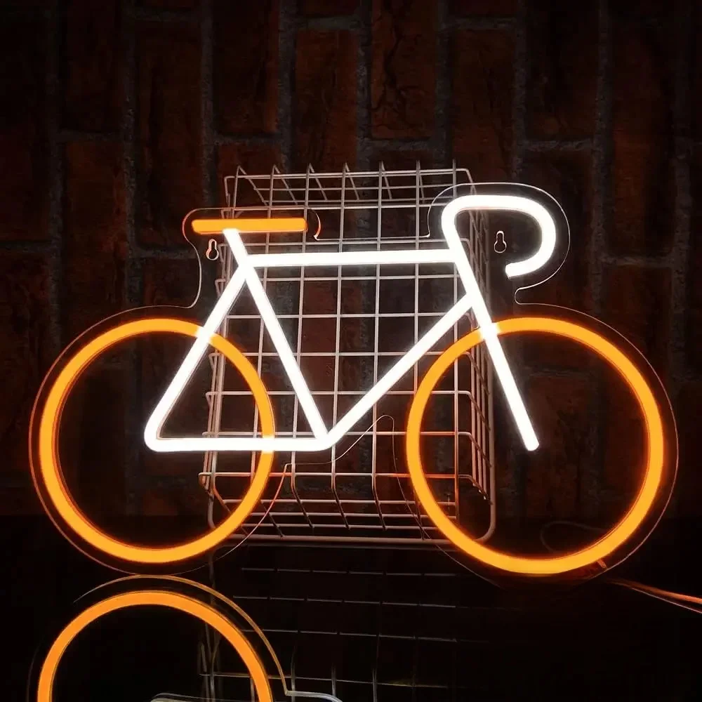 AliExpress Bicycle Neon Lights Neon Lights for Wall Decor Neon Signs for Bedroom Neon Wall Sign Suitable for Bedroom Living Room