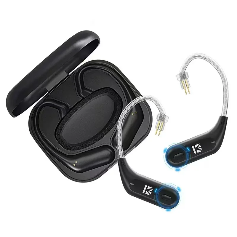 KBEAR BT15Pro HD Bluetooth Earhook TWS 2pin 0.78mm Earphone Cable, HiFi Wireless Upgrade Cable, with Charging Case