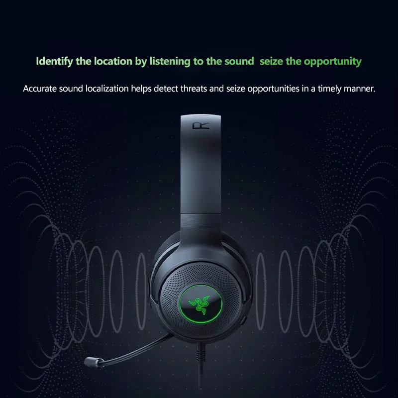 سماعة Razer Kraken X 7.1 سماعة رأس USB للألعاب المحيطة #5