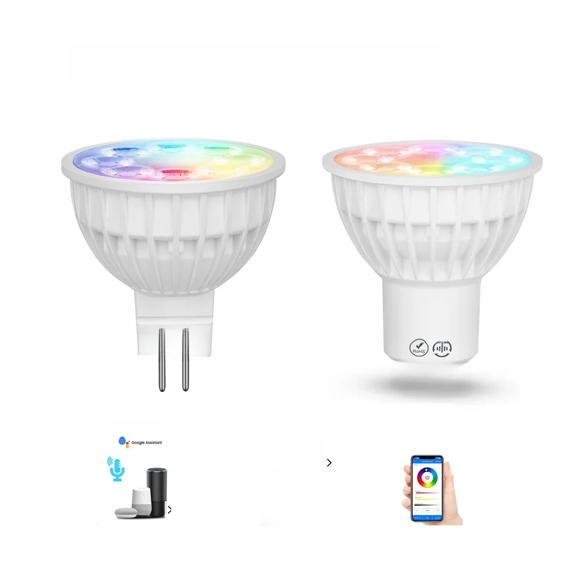 Miboxer 4W RGB CCT LED Spotlight FUT103 GU10 FUT104 MR16 2.4g Wifi Dimbare Plafond Led Gloeilamp voor thuis Decoratie - afbeelding 2