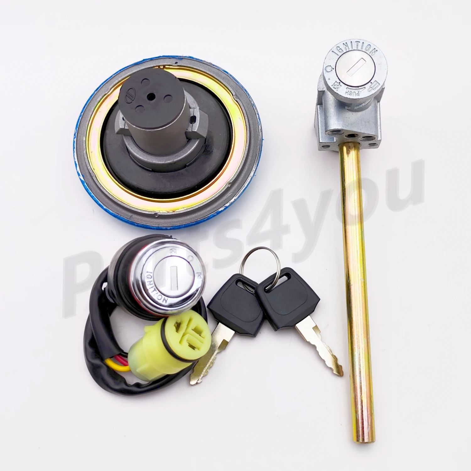 Steering Direction Ignition Switch Lock Kit for Stels 500 Kazuma/GT Jaguar 500 ATV C500-3706000 LU018213 LN001599 C500B-3706700