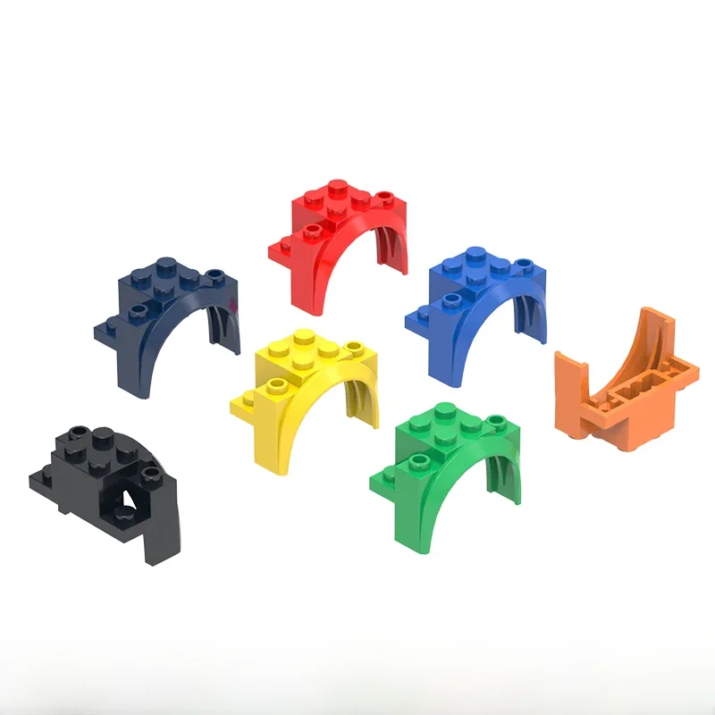 Wange 37 stks/partij 18974 Boog Afgerond Voertuig Blok Moc Kleur Accessoires Compatibel met Baksteen DIY kinderen Speelgoed Montage Onderdelen - afbeelding 2