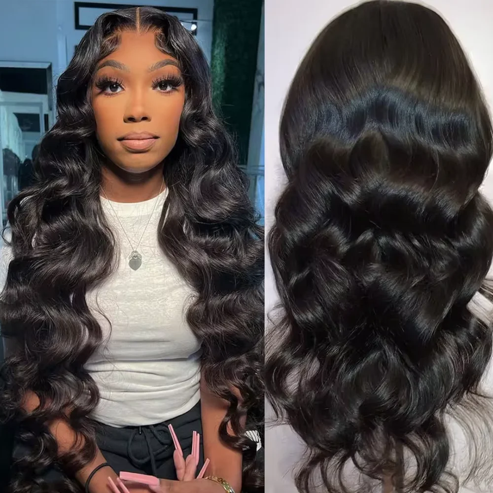 13x6 الجسم موجة الدانتيل الباروكة الأمامية 100% الشعر البشري قبل قطعها غلويليس 13X4 البرازيلي الجسم موجة HD الدانتيل الباروكات للنساء اختيار #4