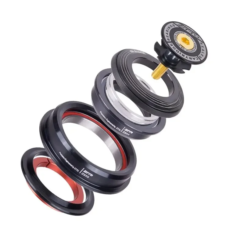 AliExpress ZTTO Bicycle Headset 42mm 44mm 56mm ZS44 IS42 IS52 ZS56 1-1/8" 28.6mm Straight Cone Tube Fork Bike Frame 4444S 4456ST 4252ST