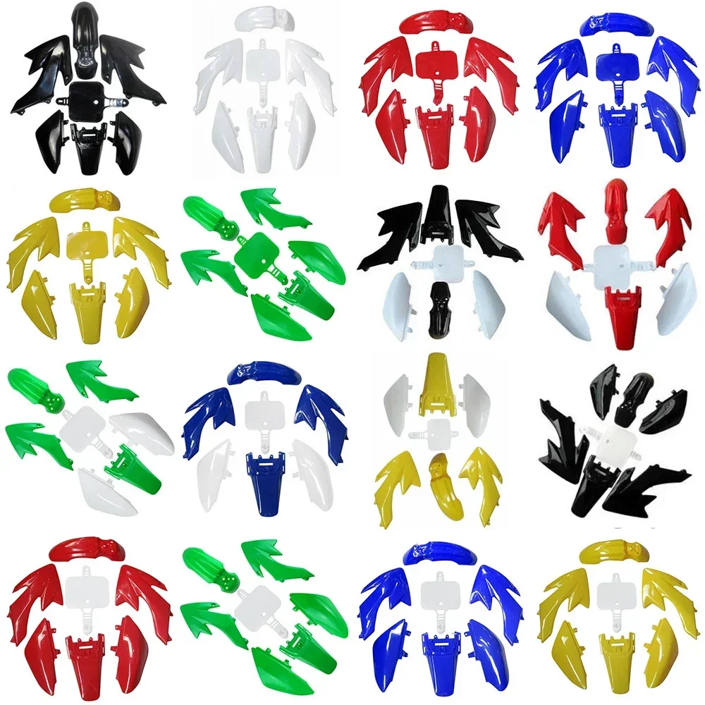 AliExpress TDPRO full Plastic Fairing Set body Kits Plastic Fender For XR50 CRF50 50/70/90/110/125CC Dirt Pit Dirt Bike Plastic Motorcycle