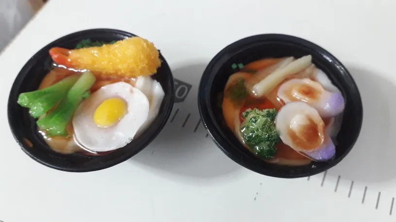 2PCS Miniature Dollhouse Rice Bowl Set photo review