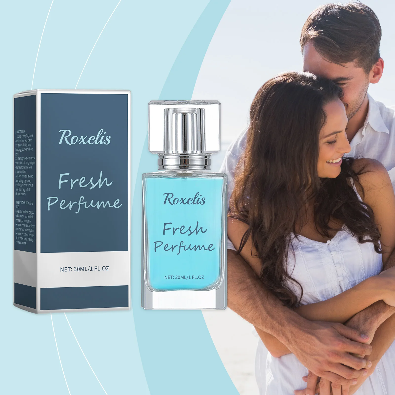 

Roxelis Fresh Amber Wood Perfume Natural Fresh Long Lasting Fragrance Charm Amber Fragrance Date Mild And Elegant Perfume