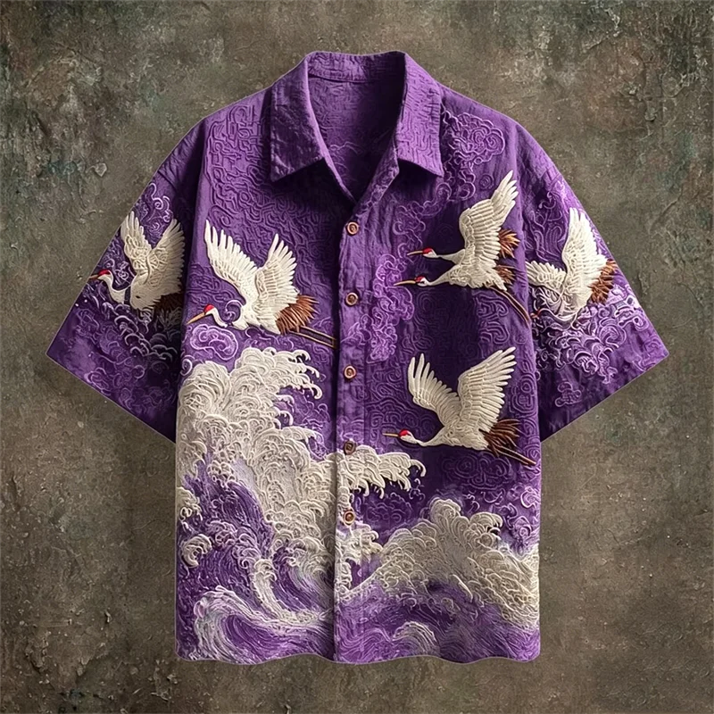 Men's Tribal Patterns Short-Sleeve Shirt