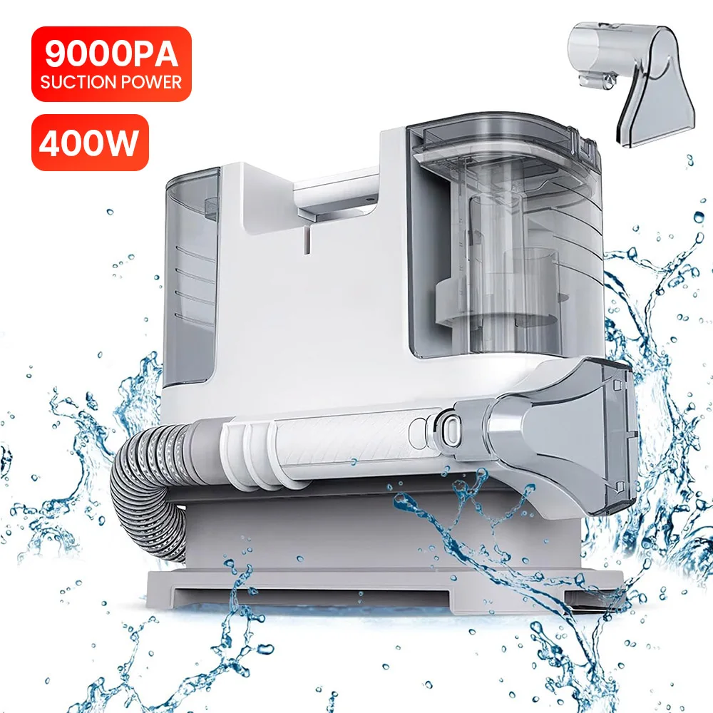 Draagbare Tapijtreiniger Machine 750W 15KPA Multifunctionele Handheld Mijt Remover Sofa Tapijt Natte Cleaner voor Sofa Autostoel