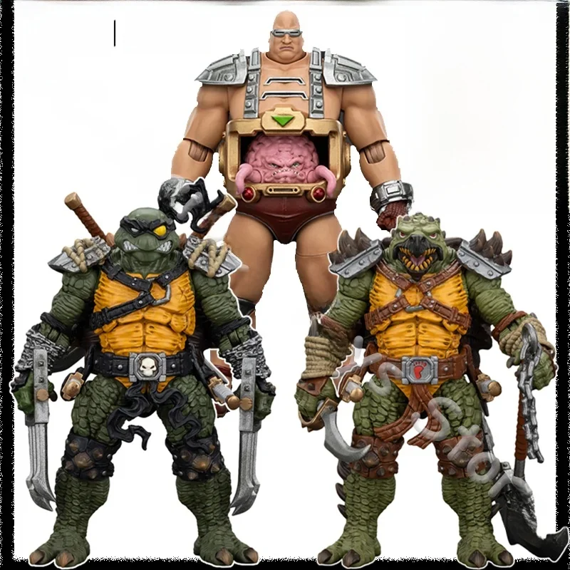 In Voorraad JOYTOY TMNT 1/18 Tmnt-Krang Tmnt-Tokka Tmnt-Slash Turtles Action Figure Aangepaste Gift Speelgoed - afbeelding 2