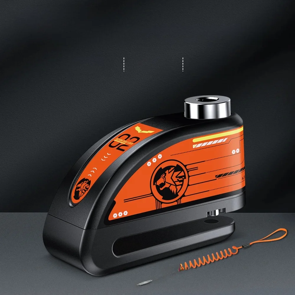 AliExpress NONE ROCKBYE New Disc Brake Lock, Made Of Black Aluminum Alloy Material, With Exquisite Appearance And Waterproof Bicycle Accessories