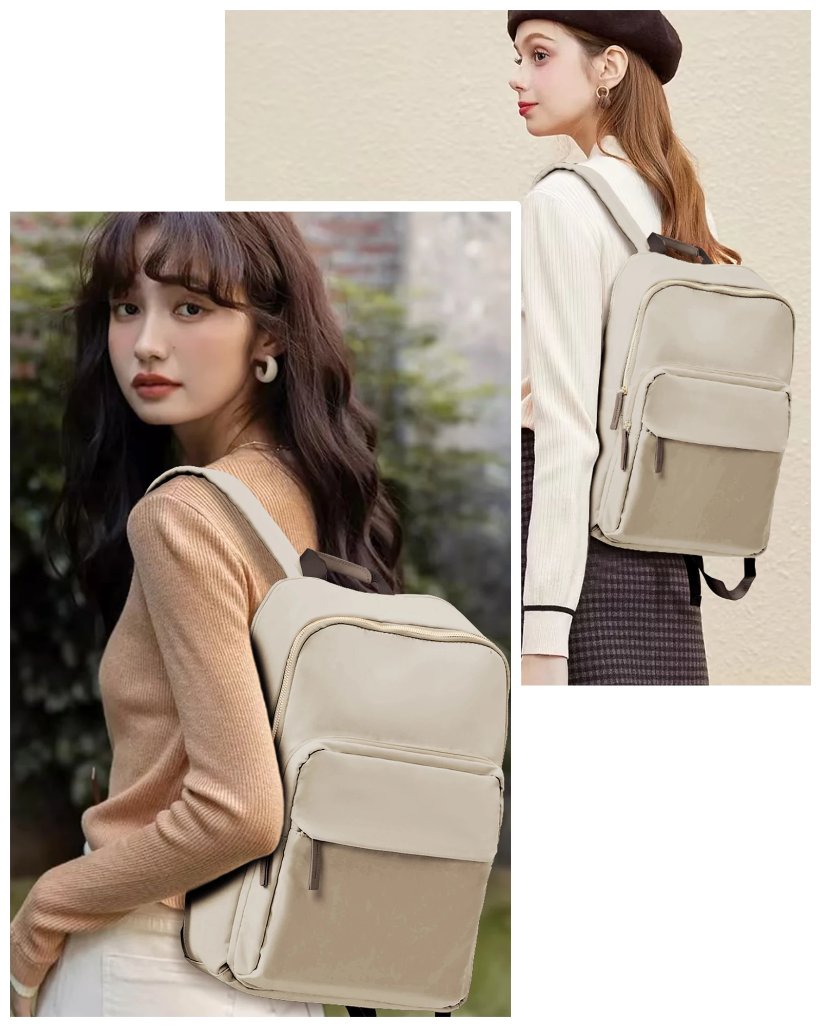 Laptop Backpack Women Casual Travel Backpack Water Resistant Anti Theft College Notebook Backpacks Business Back Packs for Work