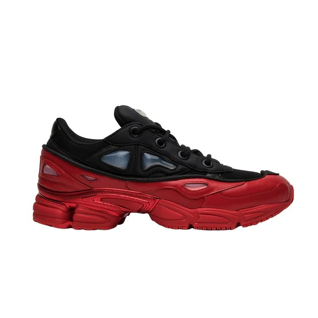 adidas Raf Simons x Ozweego 3 Core Black Scarlet Unisex Sneakers Red DA8775