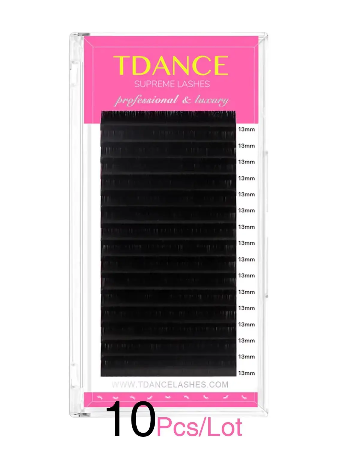TDANCE 10 Fall/Lot Einzelne Wimpern Verlängerung Liefert Falsche Professionelle Nerz Wimpern Extensions Russische Wimpern