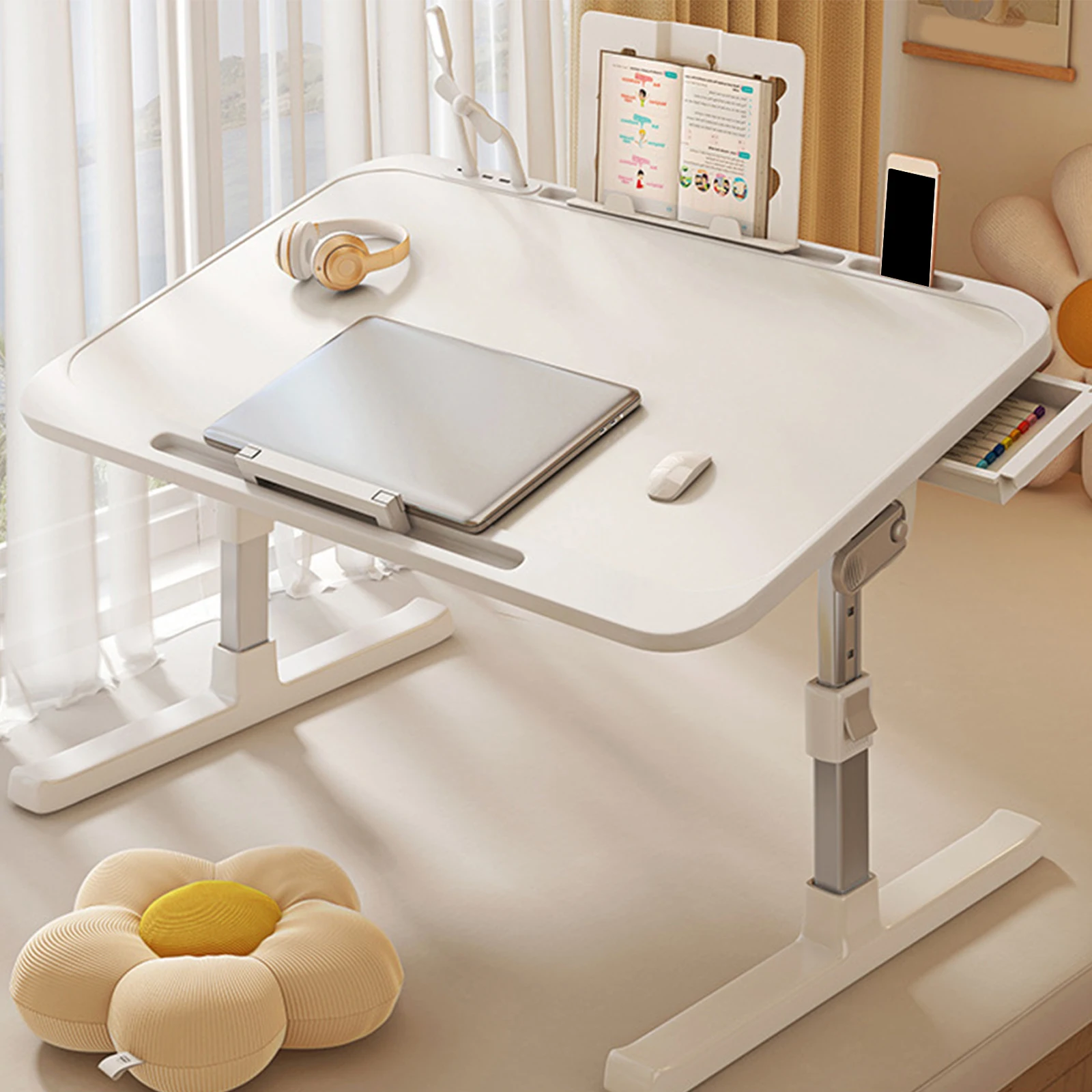 

Computer Desk Bed Height Adjustable Small Desk For Student Dormitory Study Desk Home Folding Small Desk Height Adjustable Desk