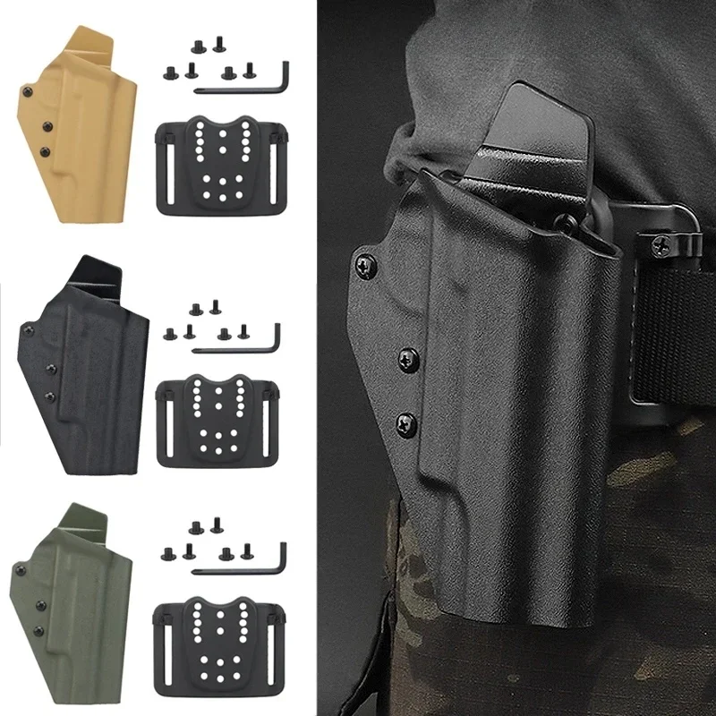 Lekka kabura Kydex 1911 do pistoletu taktycznego Colt 1911 Kabura na prawą rękę do noszenia na pasku Akcesoria myśliwskie — 2