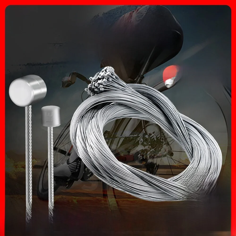 AliExpress 1-5PCS Stainless 2M Shifter Brake Cable Inner Wire Front Rear for Road Bicycle Mountain Bike
