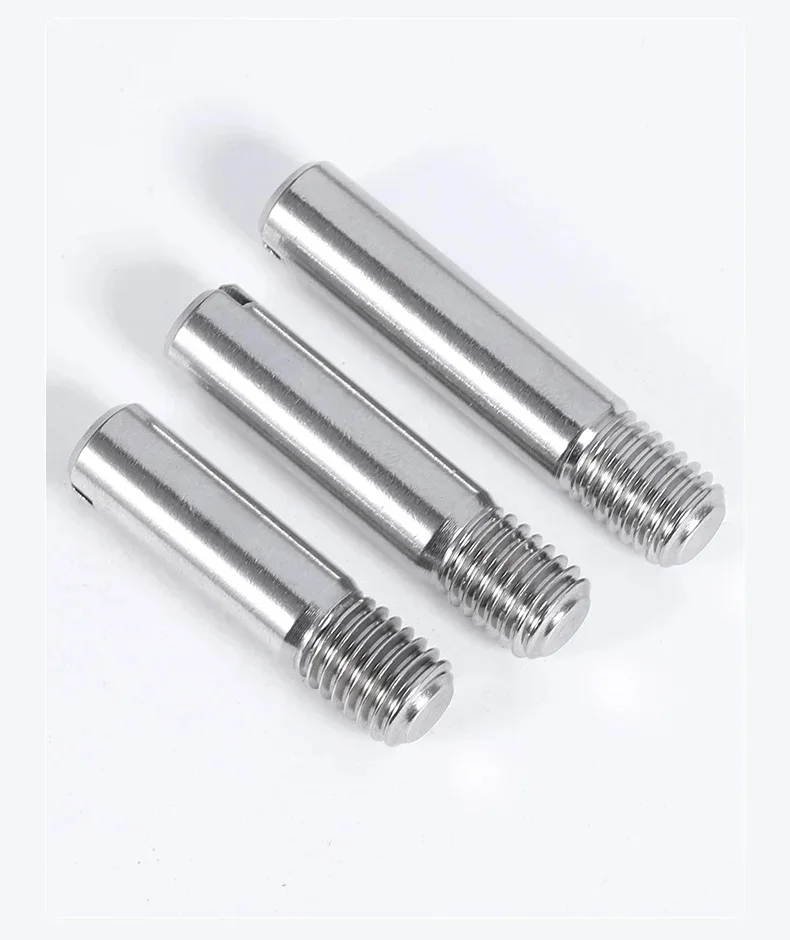 Exacpille cylindrique fendue pour sauna, goupille de positionnement à filetage mâle, acier inoxydable 304