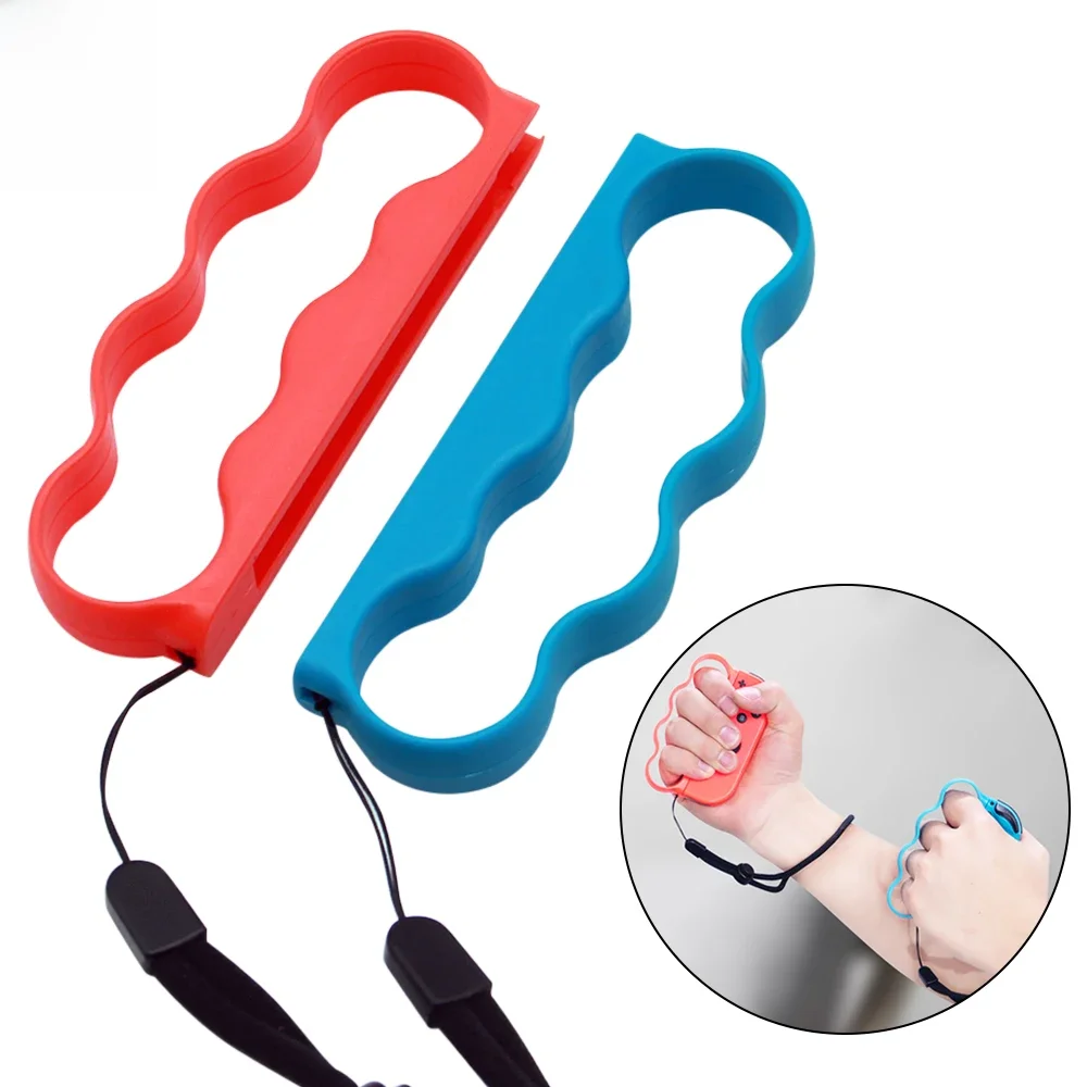 Poignées de contrôleur pour Nintendo Switch, avec sangles de poignet, accessoires de jeu de Fitness et de boxe, 2 pièces