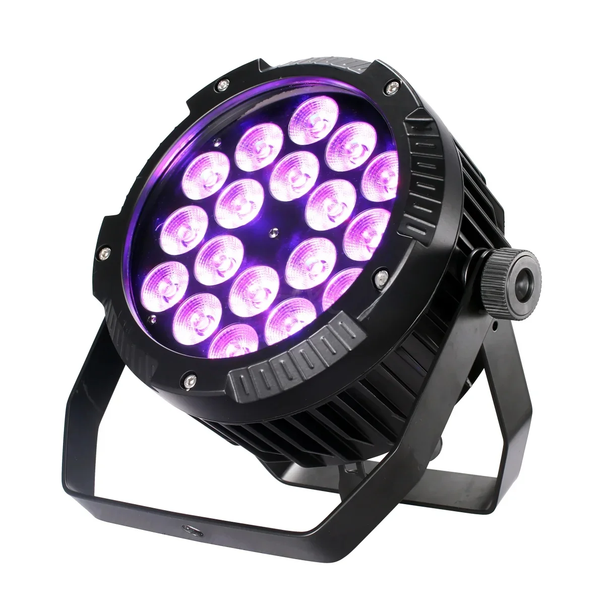 IP65 étanche effet de scène en aluminium Led Par 18x18W RGBWA UV 6in1 DMX512 extérieur vers le bas lumière DJ équipement Disco lavage pas de bruit