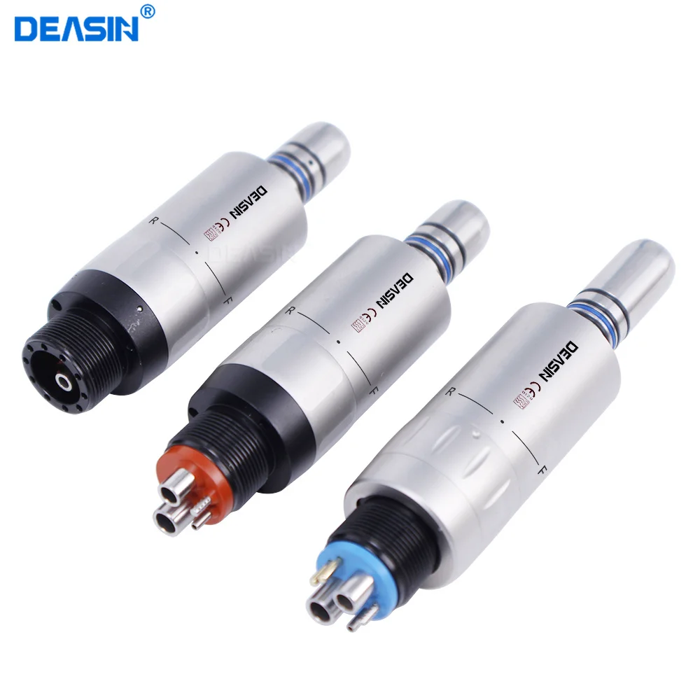 High quality LED Illumination Dental Low Speed Air Motor With Micro Power Generator E-type 2/4/6 Hole Internal Water Spray