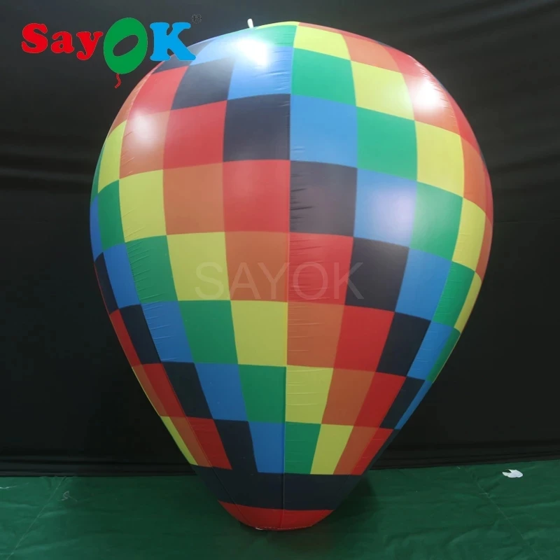 

0.9m(3ft) helium hot air balloon PVC inflatable hanging balloon with blower for party wedding/birthday/anniversary/Christmas