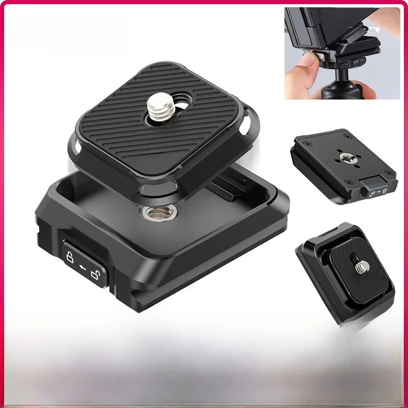 Ulanzi UKA01 Uka Quick-Release Plate and Base Kit Kompatybilny z płytkami Uka i F38 do statywu fotograficznego Quick Release Plate — zdjęcie 2